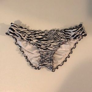 VS zebra bikini bottoms